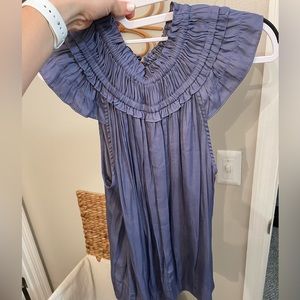 Do + Be blue/purple tank top